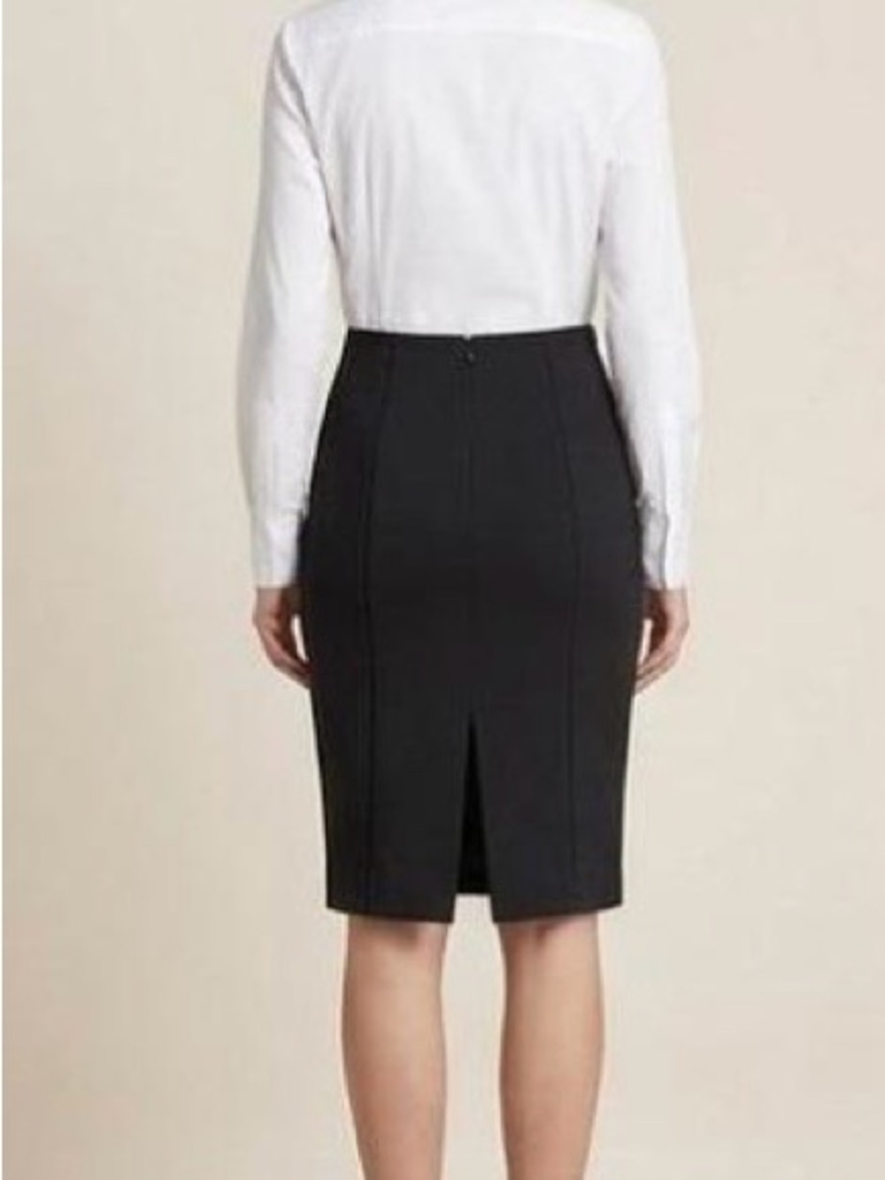 White House Black Market Essential Pencil Skirt Black Women’s Size 2 - Picture 3 of 7